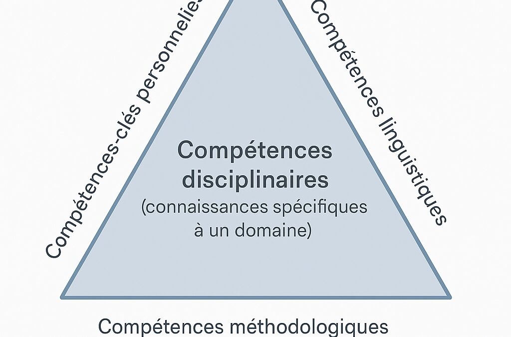 Triangle des compétences : Organisation des compétences